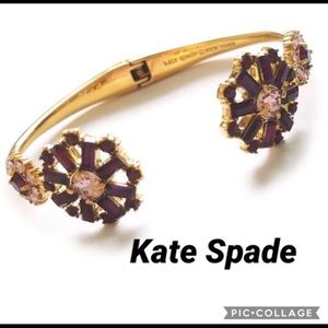 NWT Kate Spade Gold Hinged Bracelet Bangle
